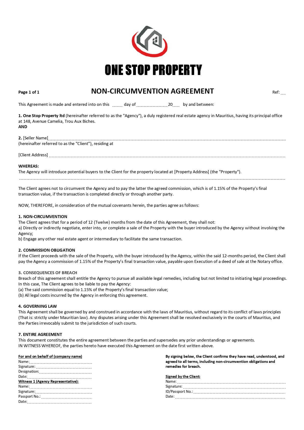 House rental at Quatre-Bornes